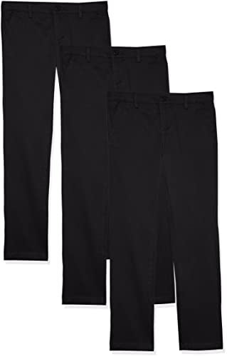 3 Pack Amazon Essentials Girls’ Uniform Chino Pants