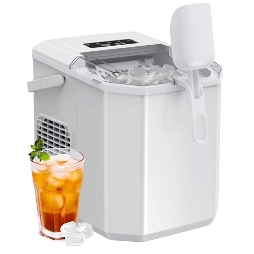 26 lbs Countertop Portable Ice Maker with Handle