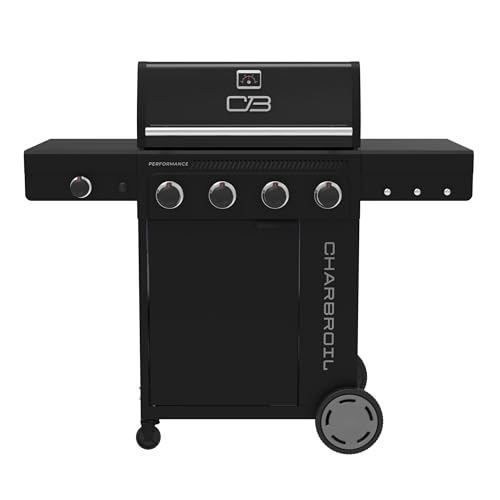Charbroil 4-Burner Gas Grill with Side Burner