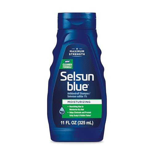 Selsun Blue Maximum Strength Moisturizing Dandruff Shampoo 11 oz