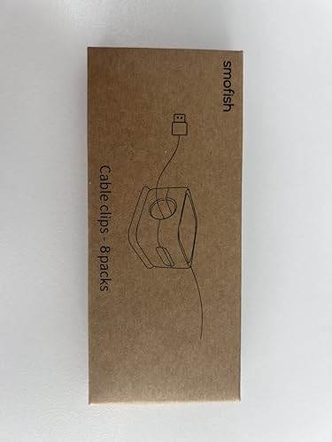 8 Pack Magnetic Cable Clips for Desk Organization