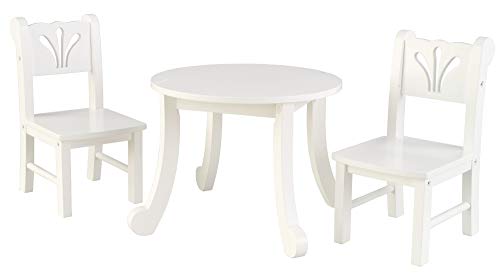 KidKraft Wooden Doll Table and Chair Set for 18" Dolls
