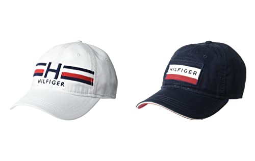 2 Pack Tommy Hilfiger Men’s Cotton Baseball Caps