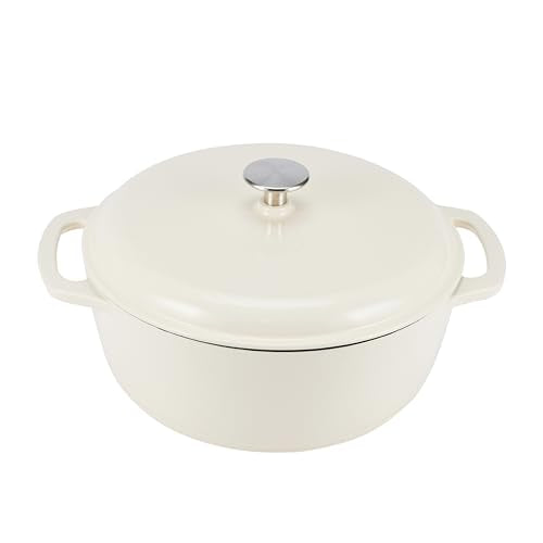 6-Quart Amazon Basics Enameled Cast Iron Dutch Oven