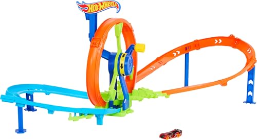 Hot Wheels Launch & Loop Track Set with Car