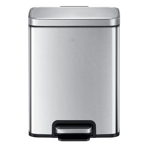EKO 6L Stainless Steel Bathroom Trash Can