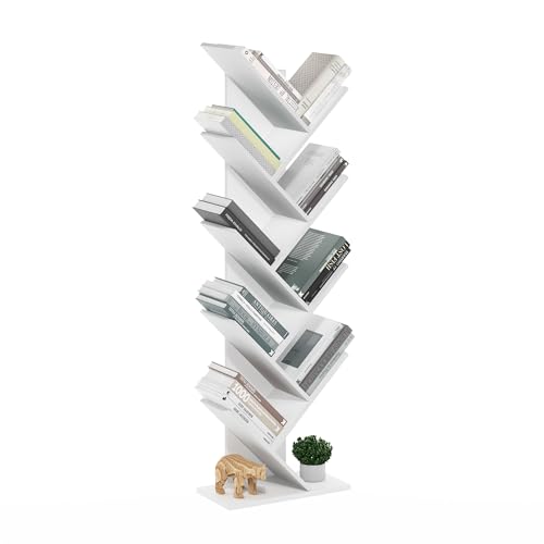 Furinno 9-Tier Tree Bookshelf Bookcase