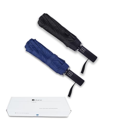 Compact Windproof Automatic Folding Travel Umbrella