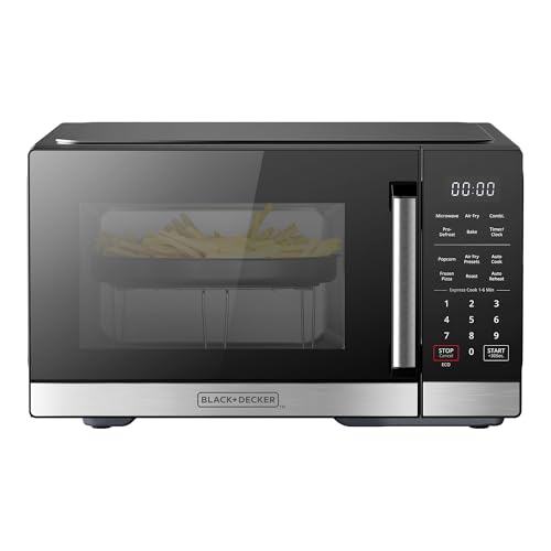 BLACK+DECKER 0.9 cu ft Air Fry Microwave Oven