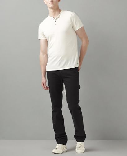 Buffalo David Bitton Men's Carpenter Pants, Black