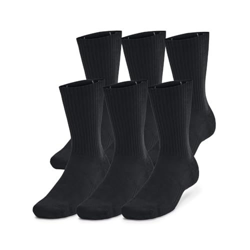 6 Pack Under Armour Cotton Crew Training Socks