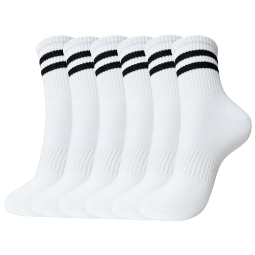 Striped Crew Socks for Women