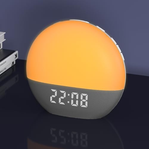 Sunrise Alarm Clock with White Noise and Bluetooth