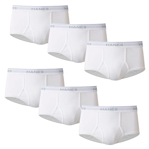 6 Pack Hanes Men's Tagless ComfortFlex Briefs