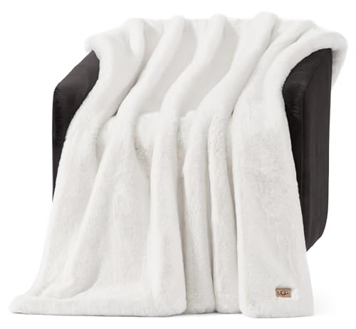 UGG Plush Faux Fur Throw Blanket 50x70