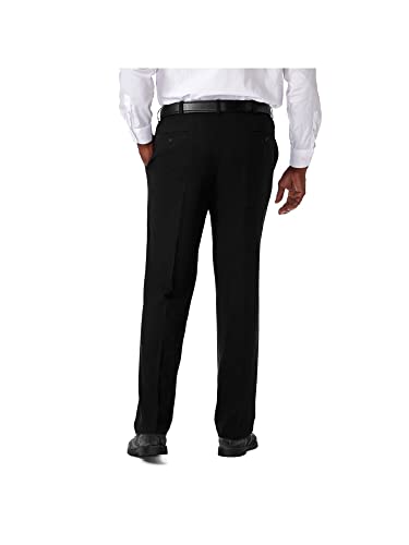 Haggar Men's Expandable-Waist Dress Pants 34W x 29L