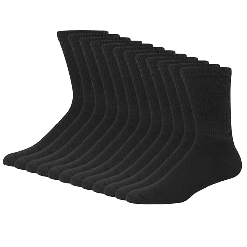Hanes Moisture Wicking Odor Control Crew Socks
