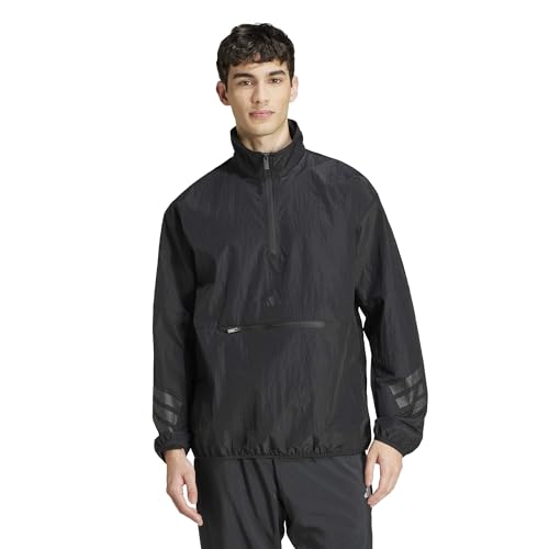 adidas Future Icon 3-Stripes Woven Half-Zip Sweatshirt