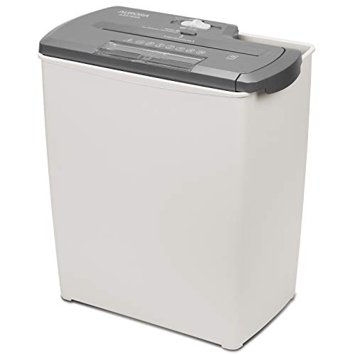 Aurora 8-Sheet Strip-Cut Paper and Credit Card Shredder