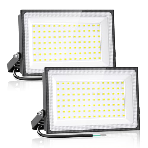 2 Pack Onforu 100W LED Outdoor Flood Lights