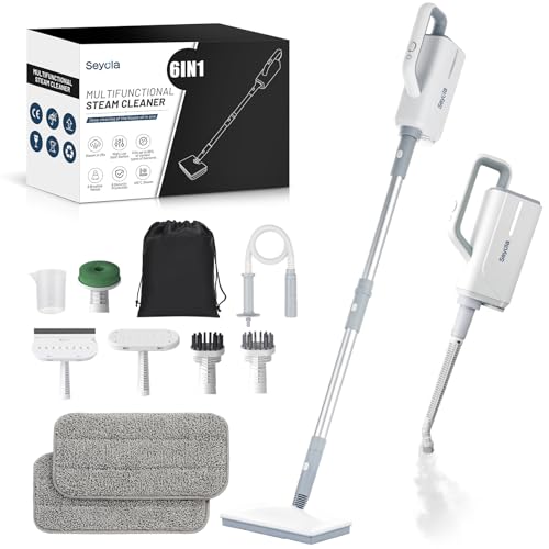 Steam Mop and Handheld 6-in-1 Floor Cleaner