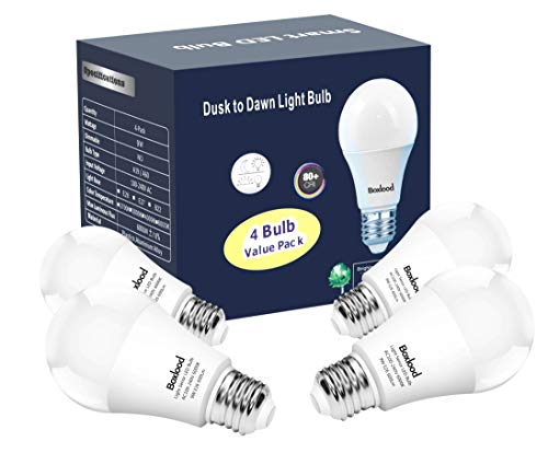 Dusk to Dawn 9W LED Light Bulb E26 A19