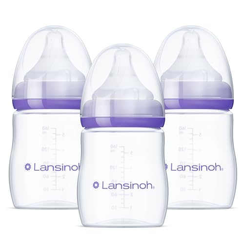 3 Pack Lansinoh Anti-Colic Baby Bottles 5oz