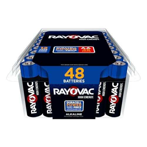 48 Pack Rayovac High Energy AA Alkaline Batteries