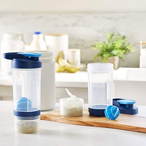 Amazon Basics Protein Shaker Bottle 2-Pack