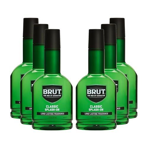 6 Pack Brut Classic After Shave Splash, 7 oz