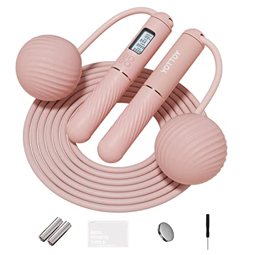 Cordless Jump Rope with Counter and LCD Display