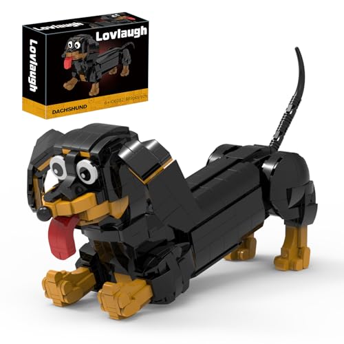 889 Piece Dachshund Dog Building Block Set