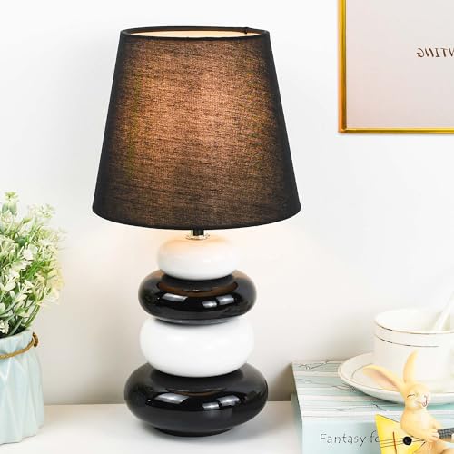 Ceramic Small Table Lamp Nightstand Bedroom Lamp