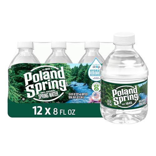 12 Pack Poland Spring Mini 8 oz Bottled Water