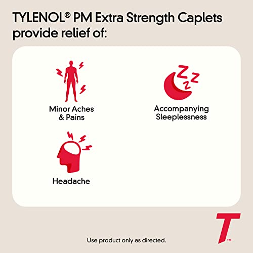Tylenol PM Extra Strength Pain Relief Caplets