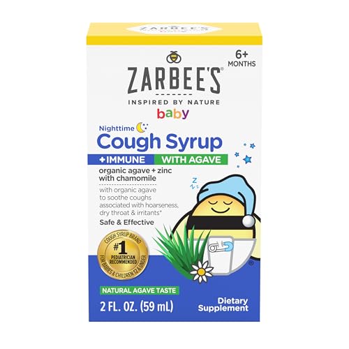 Zarbee's Baby Nighttime Cough Syrup with Immune Support