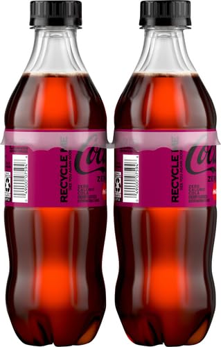 Coca-Cola Zero Sugar Cherry Diet Soda Soft Drink, 16.9 fl oz, 6 Pack