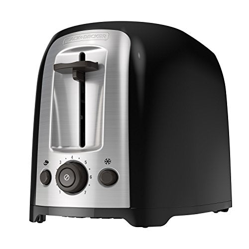 BLACK+DECKER 2-Slice Toaster with Wide Slots