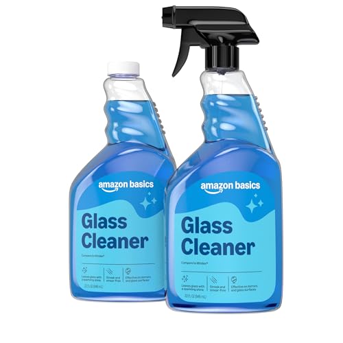 2 Pack Amazon Basics Glass Cleaner, 32 Fl Oz