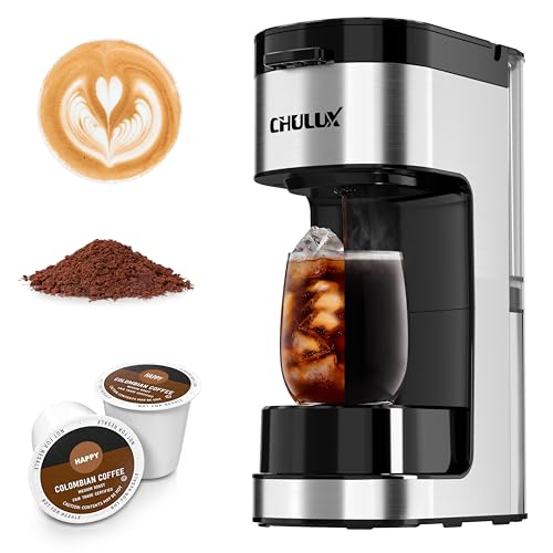 CHULUX Single Serve Coffee Maker with K-Cup Compatibility