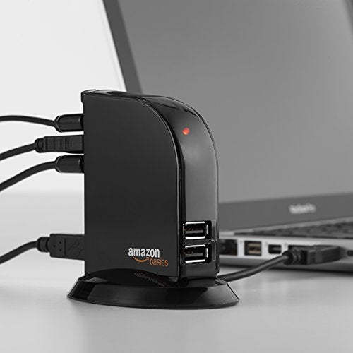 7-Port USB 2.0 Hub with Power Adapter