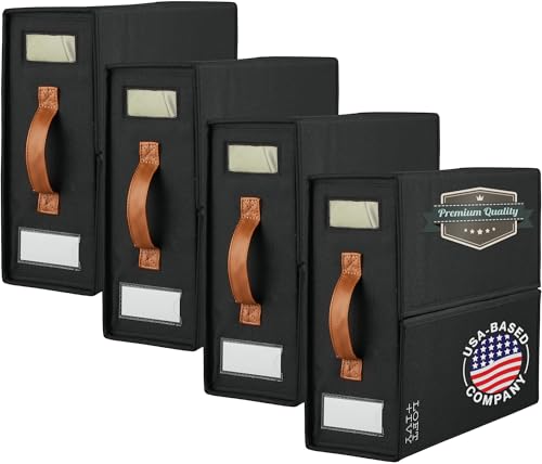 4 Pack Sheet Organizer Storage Boxes