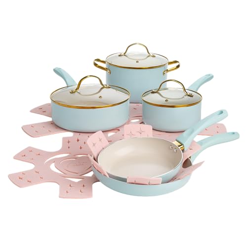 12-Piece Nonstick Pots and Pans Cookware Set