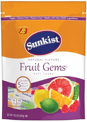 10.5oz Jelly Belly Sunkist Fruit Gems Candy Bag (OU)