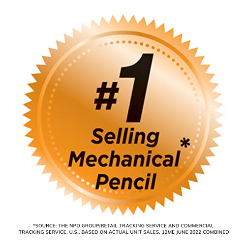 BIC Xtra-Smooth Mechanical Pencils with Erasers (MPCE40-BLK), Bright Edition Medium Point (0.7mm), 40-Count Pack, Bulk Mechanical Pencils for School, Perfect Teacher Appreciation Gifts