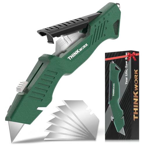 Retractable Heavy Duty Utility Knife with Quick Change Blade
