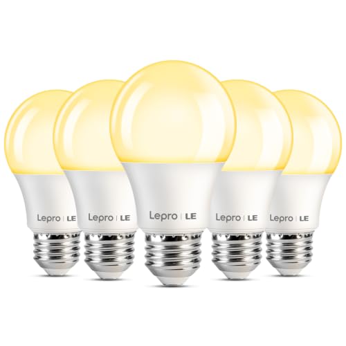 5 Pack A19 E26 9W LED Light Bulbs