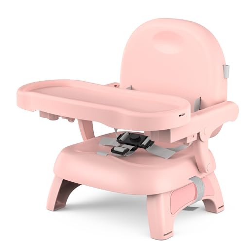 Toddler 3-in-1 Booster Seat with Tray and Straps