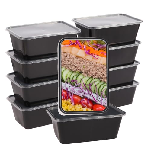 10 Pack Meal Prep Containers with Lids, Reusable