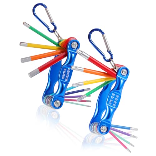 17 Piece Folding Allen & Torx Wrench Set